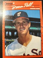 Donn Pall #606 Baseball Cards 1990 Donruss Aqueous Test Prices