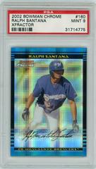Ralph Santana [Xfractor] #160 Baseball Cards 2002 Bowman Chrome Prices