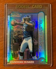 Donovan McNabb [Interstate Refractor] #168 Football Cards 1999 Bowman Chrome Prices
