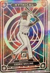 Cedric Mullins [Holo] #MTH-11 Baseball Cards 2022 Panini Donruss Optic Mythical Prices