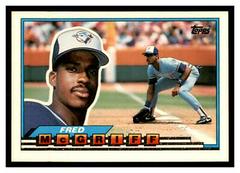 Fred McGriff #15 Baseball Cards 1989 Topps Big Prices