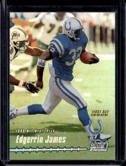 Edgerrin James [First Day Refractor] #123 Football Cards 1999 Stadium Club Chrome Prices