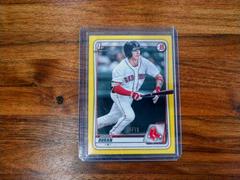 Jarren Duran [Yellow] #BP-144 Baseball Cards 2020 Bowman Paper Prospects Prices