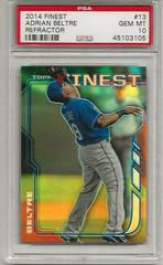 Adrian Beltre [Refractor] #13 Baseball Cards 2014 Finest Prices