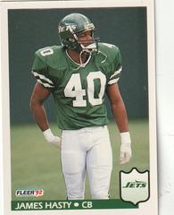 James Hasty #305 Football Cards 1992 Fleer Prices
