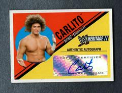 Carlito Wrestling Cards 2006 Topps Heritage II WWE Autographs Prices
