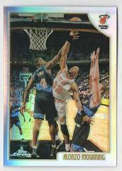 Alonzo Mourning [Refractor] Basketball Cards 1998 Topps Chrome Prices