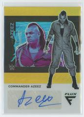 Commander Azeez [Gold] #FX-CAZ Wrestling Cards 2022 Panini Chronicles WWE Flux Autographs Prices
