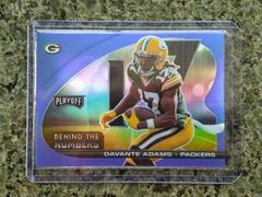 Davante Adams [Blue] #BTN-DAD Football Cards 2021 Panini Playoff Behind the Numbers Prices