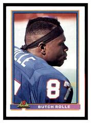 Butch Rolle Football Cards 1991 Bowman Prices
