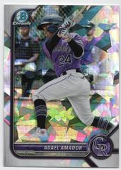 Adael Amador [Atomic Refractor] #BCP-109 Baseball Cards 2022 Bowman Chrome Prospects Prices