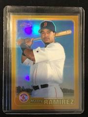 Manny Ramirez [Retrofractor] #586 Baseball Cards 2001 Topps Chrome Prices