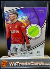 Alejandro Garnacho [Purple Foilboard] #TS-AJ Soccer Cards 2023 Topps UEFA Club Superstar Relic Prices