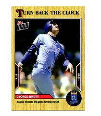 George Brett Baseball Cards 2022 Topps Now Turn Back the Clock Prices