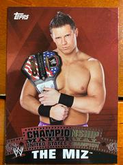 The Miz [Intercontinental Puzzle Back] Wrestling Cards 2010 Topps WWE Championship Material Prices