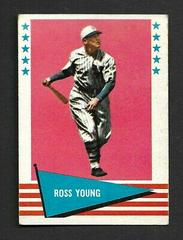 Ross Young Baseball Cards 1961 Fleer Prices