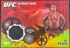 BJ Penn [Gold] Ufc Cards 2010 Topps UFC Ultimate Gear Relic Prices