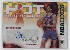 Quentin Grimes [Green] Basketball Cards 2021 Panini Hoops Hot Signatures Rookies Prices