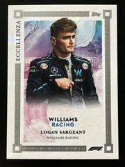 Logan Sargeant [Gradient] Racing Cards 2023 Topps Eccellenza Formula 1 Prices