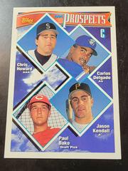 Chris Howard, Carlos Delgado, Jason Kendall, Paul Bako #686 Baseball Cards 1994 Topps Prices