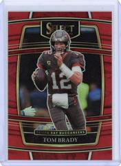 Tom Brady [Red] #1 Football Cards 2021 Panini Select Prices