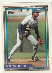 Alfredo Griffin #418 Baseball Cards 1992 Topps Prices
