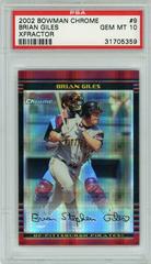 Brian Giles [Xfractor] #9 Baseball Cards 2002 Bowman Chrome Prices