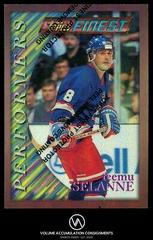 Teemu Selanne [Refractor] #155 Hockey Cards 1995 Finest Prices