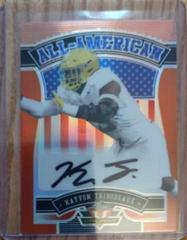 Kayvon Thibodeaux [Orange] #AA-KT1 Football Cards 2022 Leaf Valianz Autographs All-American Prices