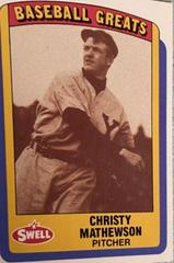 Christy Mathewson Baseball Cards 1990 Swell Greats Prices