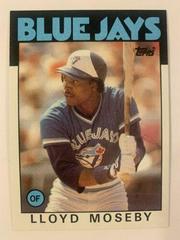 Lloyd Moseby #360 Baseball Cards 1986 Topps Prices