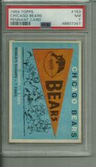 Chicago Bears [Pennant Card] #153 Football Cards 1959 Topps Prices