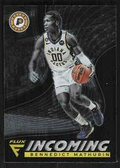 Bennedict Mathurin #3 Basketball Cards 2022 Panini Flux Incoming Prices