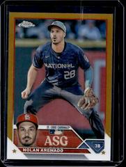 Nolan Arenado [Gold] Baseball Cards 2023 Topps Chrome Update All Star Game Prices