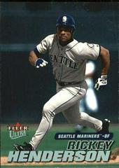 Rickey Henderson #168 Baseball Cards 2001 Ultra Prices