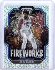 Joel Embiid [Mojo] #15 Basketball Cards 2022 Panini Prizm Fireworks Prices