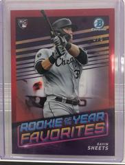 Gavin Sheets [Red] #ROYF-10 Baseball Cards 2022 Bowman Rookie of the Year Favorites Prices