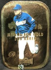 Bob Abreu Baseball Cards 1997 Metal Universe Mining for Gold Prices