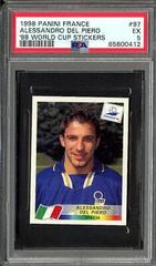 Alessandro Del Piero #97 Soccer Cards 1998 Panini France World Cup Stickers Prices