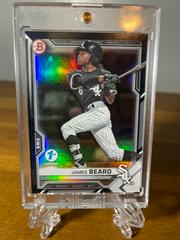 James Beard [Black Foil] #BFE-6 Baseball Cards 2021 Bowman 1st Edition Prices