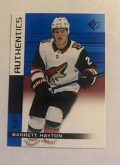 Barrett Hayton [Blue] #130 Hockey Cards 2019 SP Prices