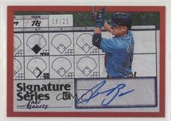 Jake Bauers [Red] Baseball Cards 2019 Panini Donruss Signature Series Prices