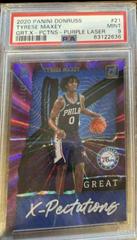 Tyrese Maxey [Purple Laser] #21 Basketball Cards 2020 Donruss Great X-Pectations Prices