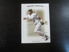 Eric Chavez #5 Baseball Cards 2001 SP Authentic Prices