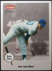 Nolan Ryan #61 Baseball Cards 2002 Fleer Greats Prices