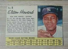 Elston Howard [Hand Cut] #8 Baseball Cards 1962 Jell O Prices