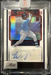 Wander Franco [Red] #DOA-WF Baseball Cards 2022 Panini Three and Two Day One Autographs Prices