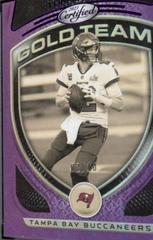 Tom Brady [Purple] #GT-1 Football Cards 2021 Panini Certified Gold Team Prices