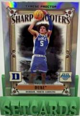 Tyrese Proctor #SS-14 Basketball Cards 2023 Bowman Chrome University Sharp Shooters Prices