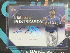 Adolis Garcia Baseball Cards 2024 Topps Postseason Performance Autograph Prices